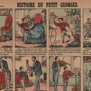 Geschichte des kleinen Georges - - Bilder von Epinal Pellerin - Pressestich - Bild 1 von 2