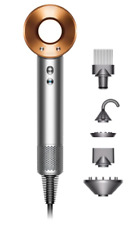 New/Sealed Dyson Supersonic Hair Dryer (Nickel/Copper) + 5 Styling Attachments