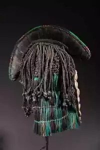 Masque africain coiffe du Mali ethnie dogon - Picture 1 of 6