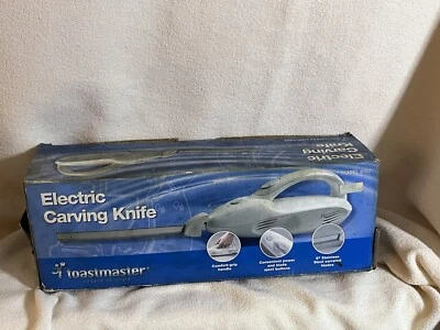 Cuchillo de talla eléctrico Toastmaster de colección 6110 8" hojas de acero inoxidable probado Foto 1 de 4