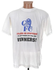 CAMISETA DE FÚTBOL DE ALGODÓN COPA CHELSEA 1998 GANADORES TALLA S ADULTO - Imagen 1 de 8