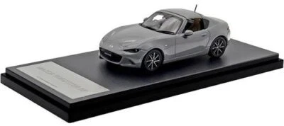 1:43 Hi-Story Mazda Roadster RF VS ND MX-5 2024 Aero Gray Metallic HS493AG Japan - Immagine 1 di 4