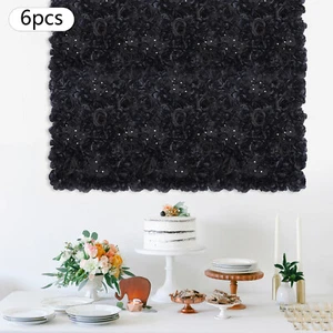 6PZ 60*40cm Pannelli da Parete Fiori Artificiali per Giardini Feste Decorazione Sfondo - Foto 1 di 15