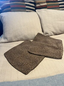 Cheetah Throw Pillows 2 + Inserts , 16x16 . Double Sided, Zip. Washable - Picture 1 of 8