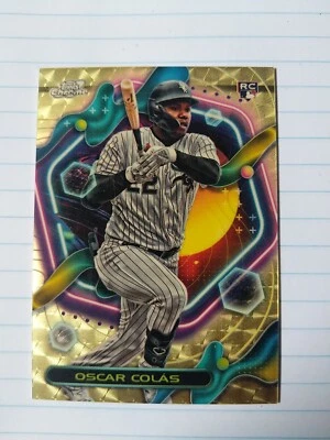 2023 Topps Cosmic Chrome  Oscar Colas 1/1 Superfractor - Image 1 of 4