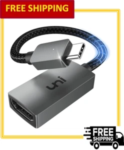 uni 4K USB C to HDMI High Speed Adapter/ Converter Thunderbolt 3/4 Compatible - Picture 1 of 8