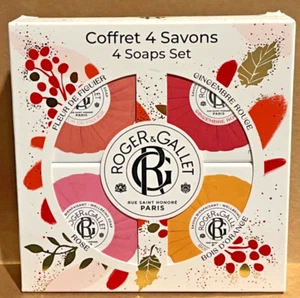 Roger & Gallet Scented 4X Soaps Gift Set 1.7oz / 50G Each New - Picture 1 of 2
