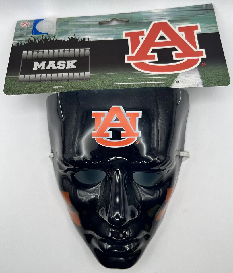 Auburn Tigers Plastic Mask NCAA College Sports Party Favor Costume Accessory - Image 1 of 1