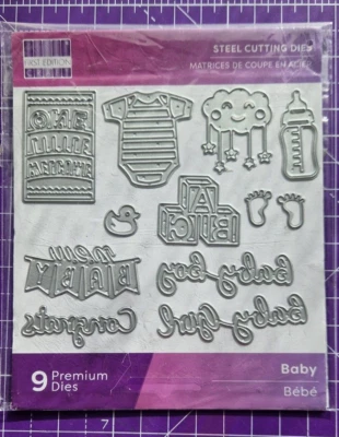 First Edition * 9 Steel Cutting  Baby Dies, with Additional 3 Dies! - Image 1 of 3