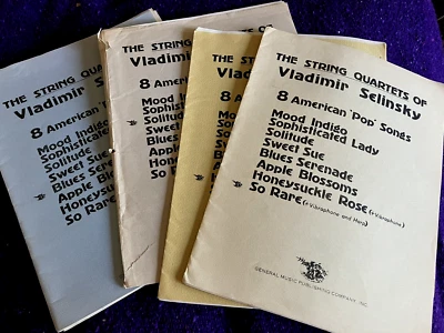 Cuartetos de cuerda de Vladimir Selinsky, 4 melodías de jazz vintage para cuerdas (etc.) Foto 1 de 4