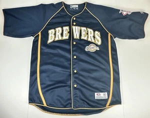 Milwaukee Brewers MLB Baseball Team Jersey True Fan Mens Size L - Picture 1 of 11
