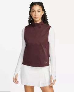 Nike Repel Golf Vest Burgundy Crush Water Resistant Women’s sz L DO6814-652 - Picture 1 of 6