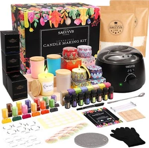 Set - for Adult - DIY Starter Soy Candle Making Supplies - Perfect as Home - Picture 1 of 7
