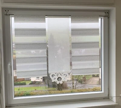 Bistrogardinen Scheibengardinen Gardinen Flächenteile modern Flächenvorhang neu - Bild 1 von 3