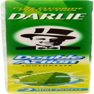 Double Action Spearmint and Peppermint Fluoride Toothpaste Travel Size 35 Grams - Picture 1 of 12