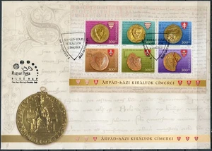 Hungary 2022. Coats of Arms of the King of the House of Árpád (Mint) FDC - Picture 1 of 1