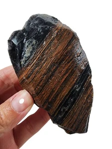 Piedra Natural Obsidiana Caoba Oregón 160,3 gramos. - Imagen 1 de 2