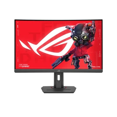 ASUS XG27WCS 27 inch Wide Quad HD AMD Freesync 180Hz Curved Gaming Monitor Black - Image 1 of 4
