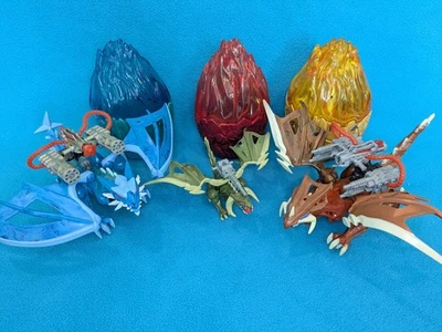 Mega Bloks Dragon Universe: Tailspike Clawripper Skullcrush W/ Eggs Toy Lot READ - Image 1 of 4