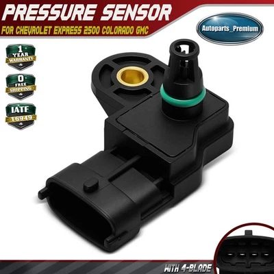 Sensor de pressão coletor (MAP) para Chevrolet Express 2500 Colorado GMC Canyon - Imagem 1 de 4