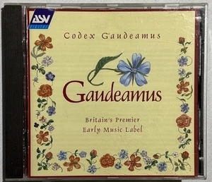 Codex Gaudeamus Britain’s Premier Early Music Label Classical Compilation CD - Picture 1 of 9