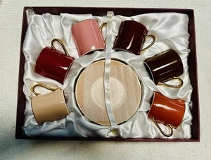 Classic Coffee & Tea 5 oz cups and saucers set. Excellent Condition Never used - Picture 1 of 24