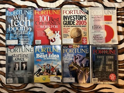 Lot of 12 Fortune Magazines (2000–2005) – Tech Boom, Enron, Bloomberg - Image 1 of 2