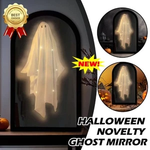 2025 Halloween Novelty Scary Ghost Mirror,for Bedroom Kitchen and Fireplace New; - Picture 1 of 13