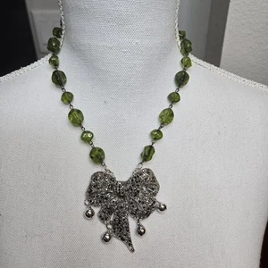 Repurposed/upcycled Vintage Statement OOAK Holiday Halskette 18 bis 20 verstellbar  - Bild 1 von 3