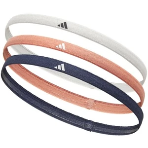 3pcs Adidas Sports Headband Hair Bands Gym Training Fitness Yoga in Grey/Coral/N - Picture 1 of 6
