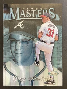 Greg Maddux 1997 Topps Finest Baseball Embossed Atlanta Braves #294 - Picture 1 of 2