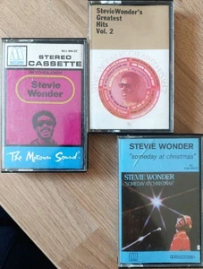3 x STEVIE WONDER Albums: ANTHOLOGY, SOMEDAY AT CHRISTMAS, GREATEST HITS VOL 2 - Picture 1 of 4