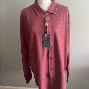 Herren Wetterfest Vintage Shacket Rot Knopfleiste Ripphemd Gr. XXL NEU Jacke  - Bild 1 von 11