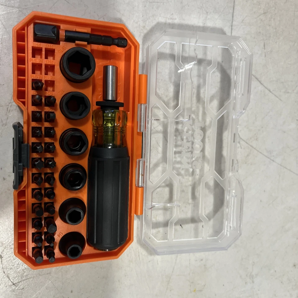 Klein Tools 33805 ProFlex Impact Screwdriver Bit and Socket Set, 38-Piece - Image 1 of 4