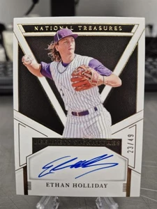 2025 National Treasures Ethan Holliday Peerless Signatures /49 Rockies #PS-EHD - Picture 1 of 2