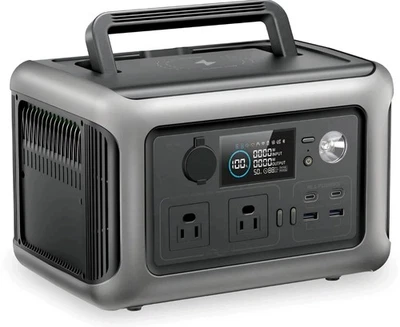 ALLPOWERS R600 Portable Power Station 600W 299Wh LiFePO4 Battery Backup