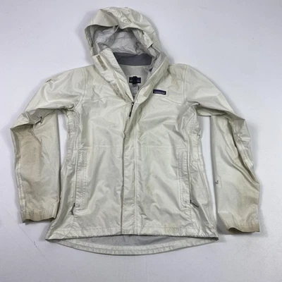 Chaqueta Patagonia Mujer Pequeña H2No Con Capucha Lluvia Shell Abrigo Ligero Exterior Foto 1 de 4