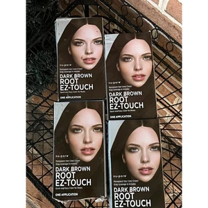 (4) Cubiertas de color de cabello gris Nu-Pore marrón oscuro ROOT EZ-TOUCH - Imagen 1 de 4