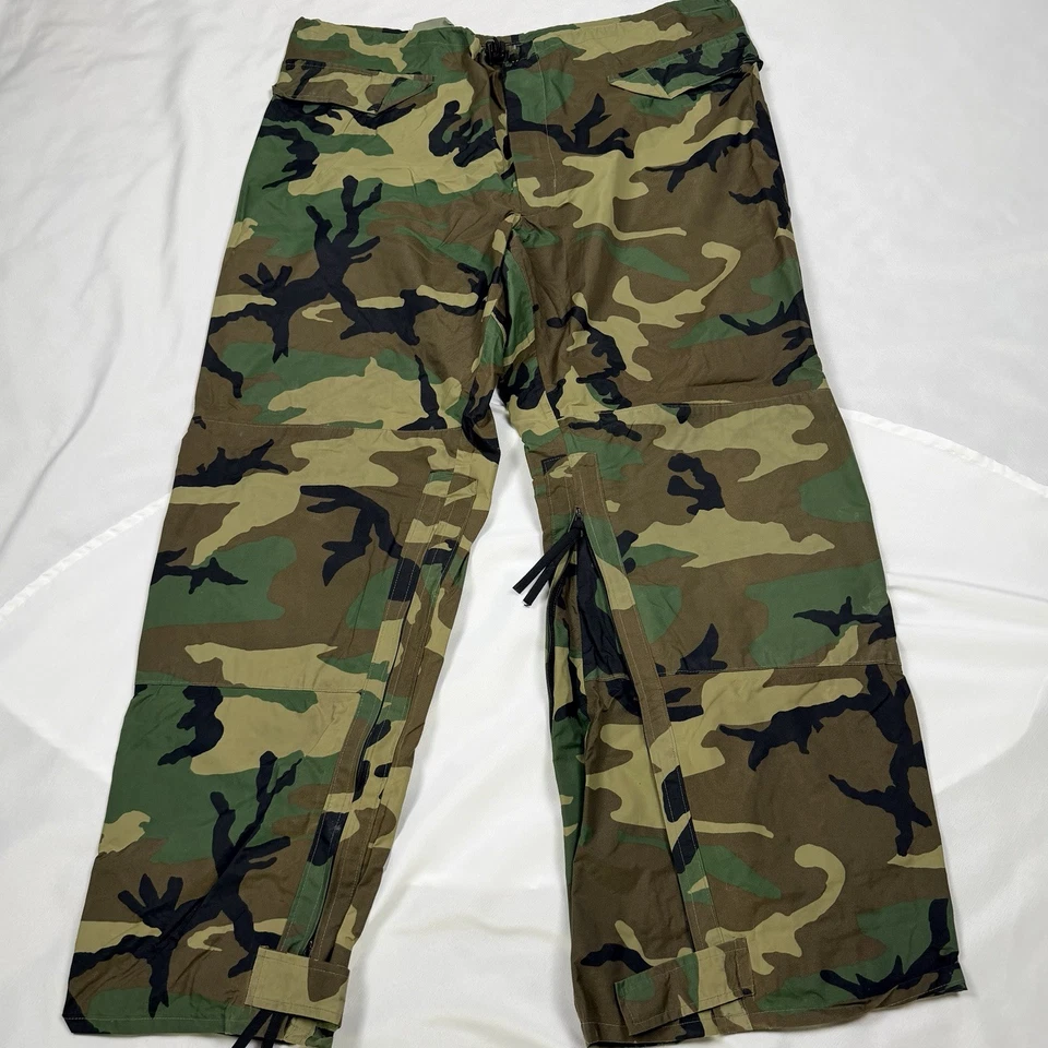 ORC Industries Woodland Gore Tex Rain Trousers Size Large - Image 1 of 4