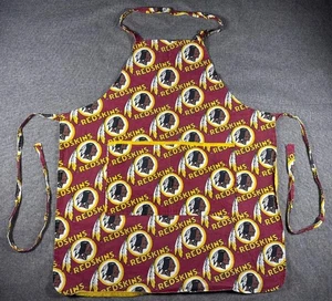 Delantal vintage hecho a mano de los Washington Redskins HTTR - Imagen 1 de 5