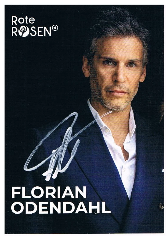 Florian Odendahl, original Autogramm, "Rote Rosen", Portofrei! - Bild 1 von 1