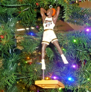 JERRY STACKHOUSE Philadelphia 76ers sixers Christmas Tree Ornament 42 basketball - Picture 1 of 1