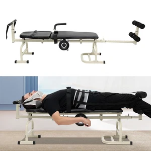Lumbar Stretch Tool Traction Bed Therapy Massage Table for Cervical Spine Best - Picture 1 of 24