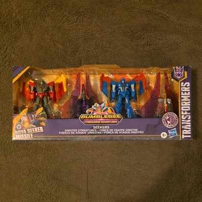 Transformers Bumblebee Cyberverse Adventures Seekers Sinister Strike Force 4-pck - Image 1 of 2