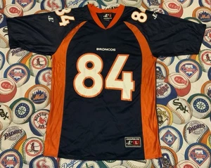 Vintage Logo Athletic Shannon Sharpe #84 Denver Broncos Football Jersey Mens L - Picture 1 of 4