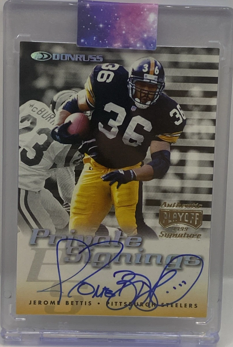 Jerome Bettis Football Autographed Sports Trading Cards for sale