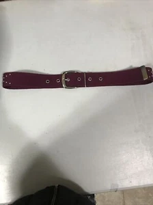 Womens Belt. 1 1/2” WIDE & 42” Long Maroon (8-HG-7) - Picture 1 of 4