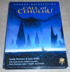 Libro de reglas de juego de rol Call of Cthulhu tapa dura 2001 impresión - Chaosium - Imagen 1 de 8
