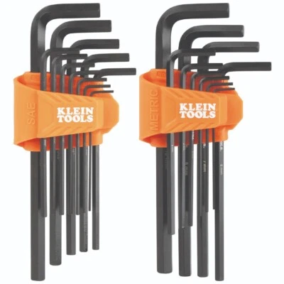 Klein Tools LS22 L-Style Long Hex Key Set, SAE and Metric, 22-Piece - Image 1 of 4