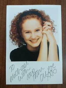 CHLOE NEWSOME *Vicky McDonald* CORONATION STREET HAND SIGNED AUTOGRAPH CAST CARD - Picture 1 of 1
